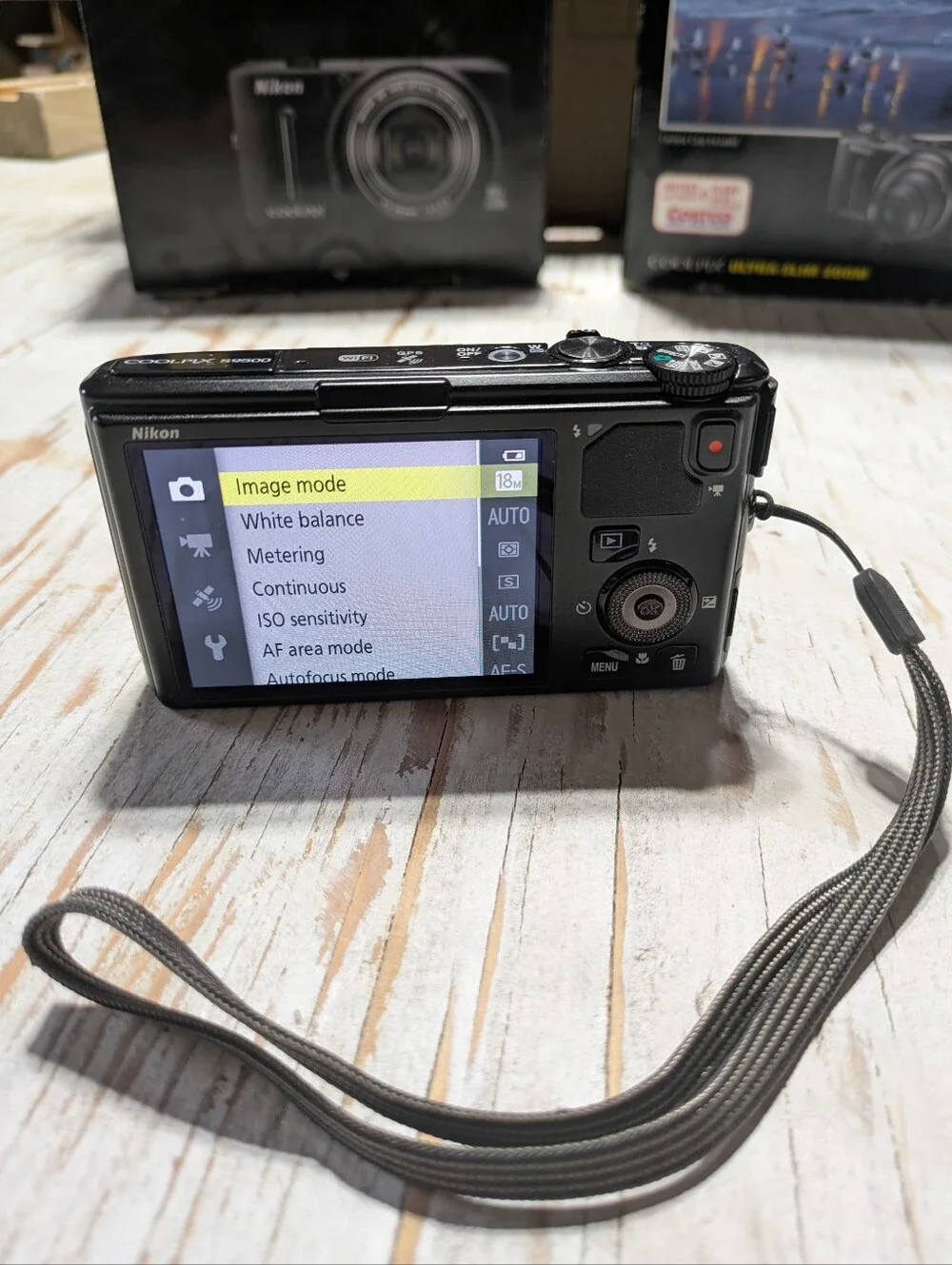 Nikon COOLPIX S9500 Compact Digital Camera Black Bundle